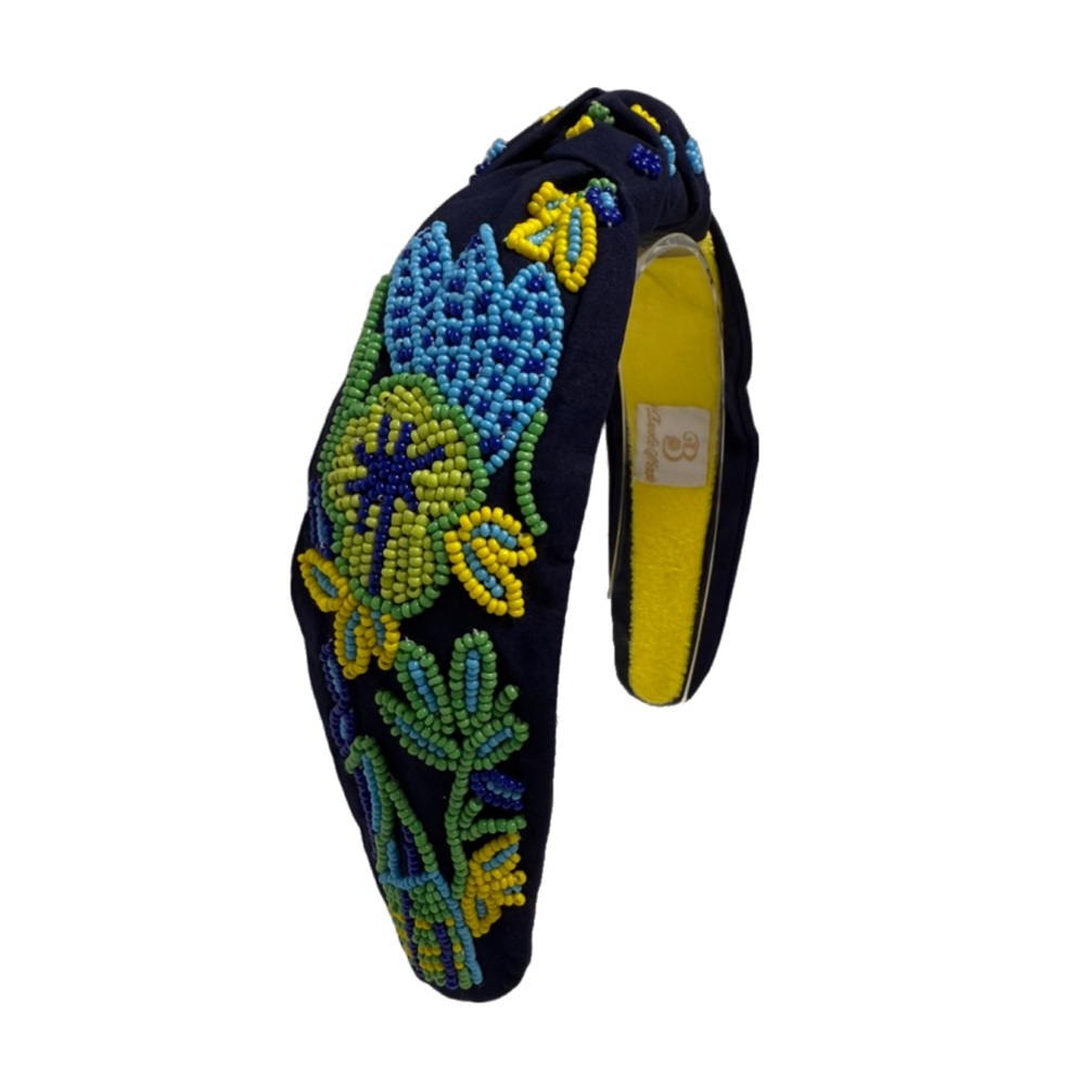 260. Brooke Shade Tropical Rainforest Beaded Headband